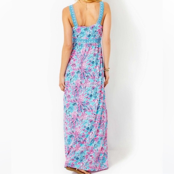 NWT Lilly Pulitzer Serena V-neck Maxi Dress - Picture 5 of 8